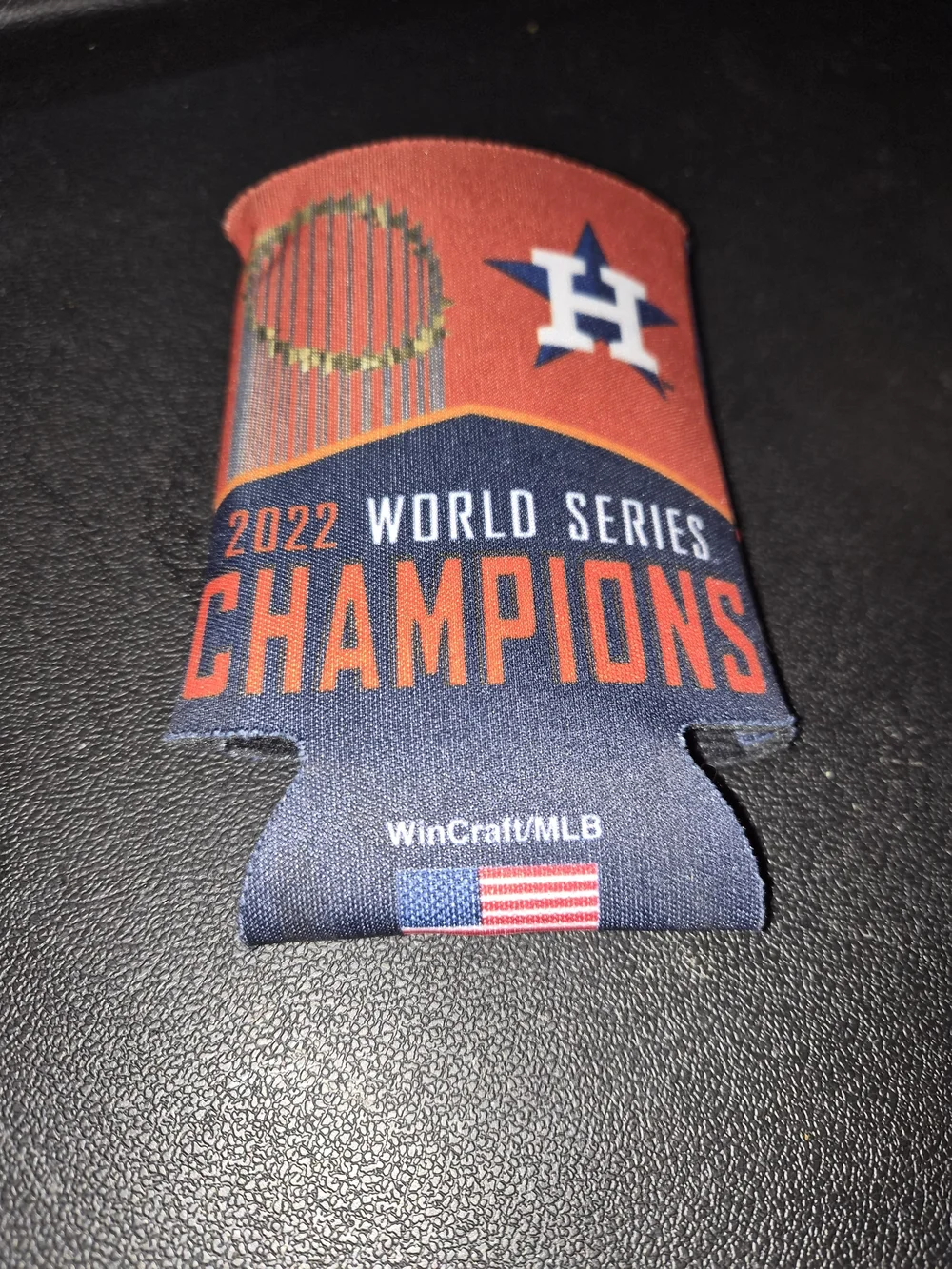 Houston Astros 2022 World Series Champions WinCraft Can Cooler Koozie MLB